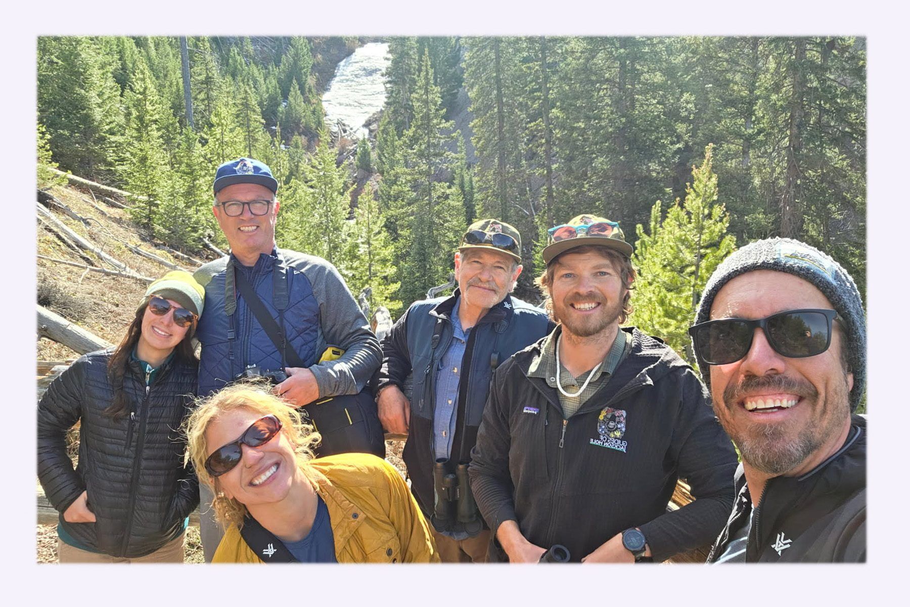 GuidesofJacksonHoleTraining 2025 Guides of Jackson Hole Guides of Jackson Hole team on guide training in Yellowstone, May 2025